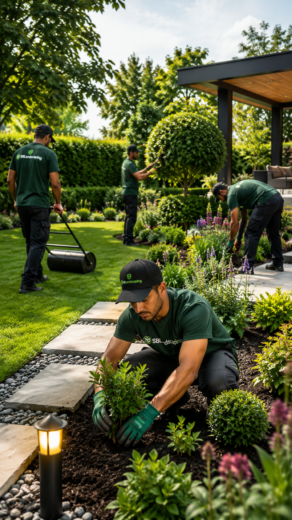 Premium landscaped garden